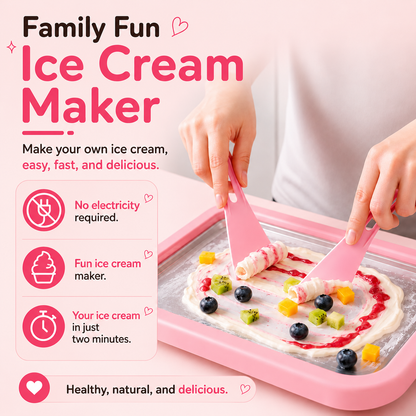 Magic Rolled Ice Cream Maker
